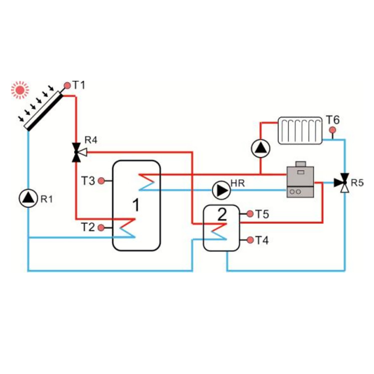 SR658 Solar Controllers for Split Solar Water Heater