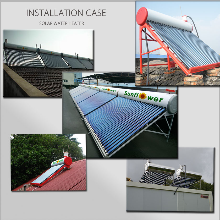 How to maintain the solar water heater suspend use?