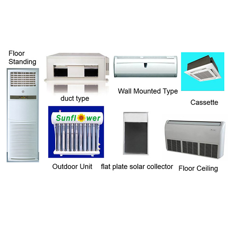 Floor Standing Thermal Hybrid Solar Air Conditioner